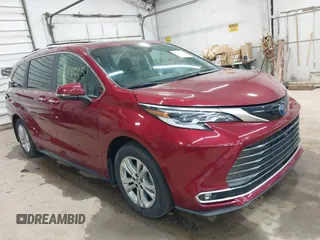 2023 Toyota Sienna Platinum with VIN 5TDESKFC3PS083458, listed as a IAAI auction lot 42798225 with 28,737 mi miles and . Bid and sale history available at DreamBid. Image 1.