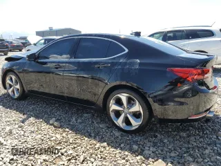 2015 Acura TLX Advance with VIN 19UUB3F76FA001028, listed as a Copart auction lot 55284625 with 110,674 mi miles and Salvage title. Bid and sale history available at DreamBid. Image 2.