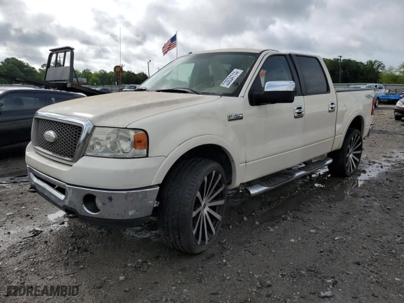 2008 Ford F-150 XLT with VIN 1FTPW14V48FB90869, listed as a Copart auction lot 53634114 with 180,996 mi miles and Salvage Title. Bid and sale history available at carsss.com. Image 1.