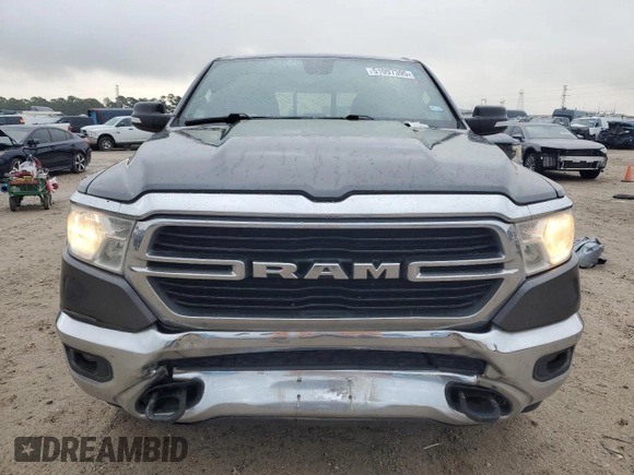 2019 Ram 1500 Big Horn/Lone Star with VIN 1C6SRFFT0KN605717, listed as a Copart auction lot 51097395 with 195,028 mi miles and Salvage Title. Bid and sale history available at carsss.com. Image 5.