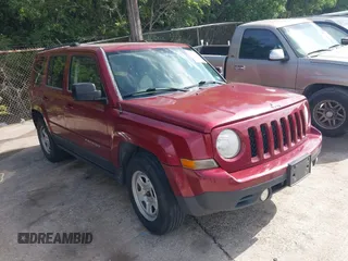 2014 Jeep Patriot Sport with VIN 1C4NJPBA4ED551968, listed as a IAAI auction lot 42570680 with 232,215 mi miles and . Bid and sale history available at DreamBid. Image 1.