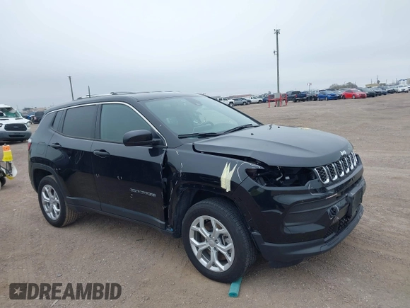 2024 Jeep Compass Sport с VIN 3C4NJDAN9RT105303, выставлен на аукционе IAAI как лот 41554518 с пробегом 10 798 миль миль и . История ставок и продаж доступна на DreamBid. Изображение 13.