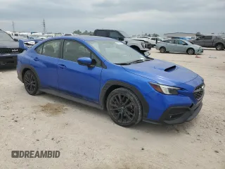 2022 Subaru WRX Premium with VIN JF1VBAF67N9008378, listed as a Copart auction lot 53105105 with 18,956 mi miles and Salvage Title. Bid and sale history available at carsss.com. Image 4.