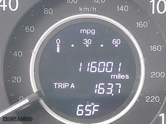 2015 Honda CR-V EX with VIN 5J6RM3H59FL015868, listed as a IAAI auction lot 41900714 with 116,001 mi miles. Bid and sale history available at carsss.com. Image 15.