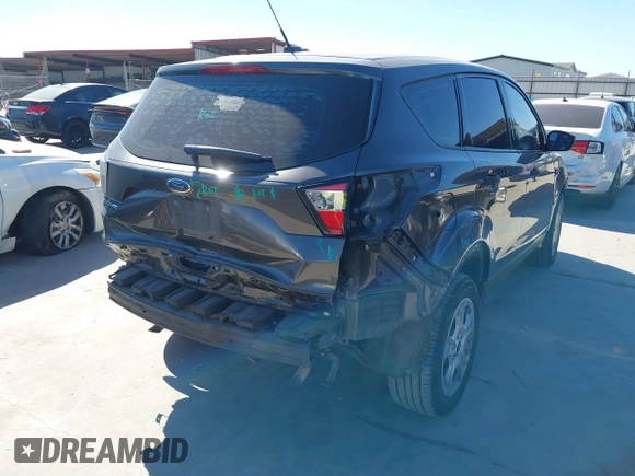 2017 Ford Escape S with VIN 1FMCU0F72HUE94674, listed as a IAAI auction lot 40860903 with 80,490 mi miles. Bid and sale history available at carsss.com. Image 4.