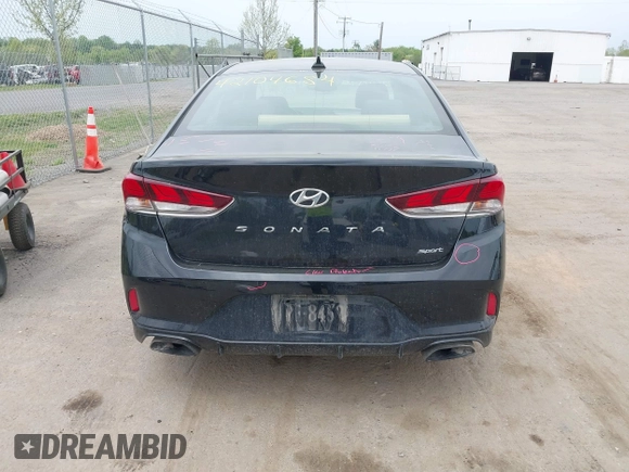 2018 Hyundai Sonata Sport with VIN 5NPE34AF0JH710477, listed as a IAAI auction lot 42104684 with 158,260 mi miles and . Bid and sale history available at carsss.com. Image 17.