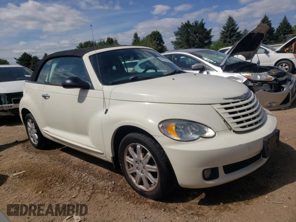 2008 Chrysler PT Cruiser with VIN 3C3HY55X08T123377, listed as a Copart auction lot 68232804 with 58,175 mi miles and Salvage Title. Bid and sale history available at DreamBid. Image 4.