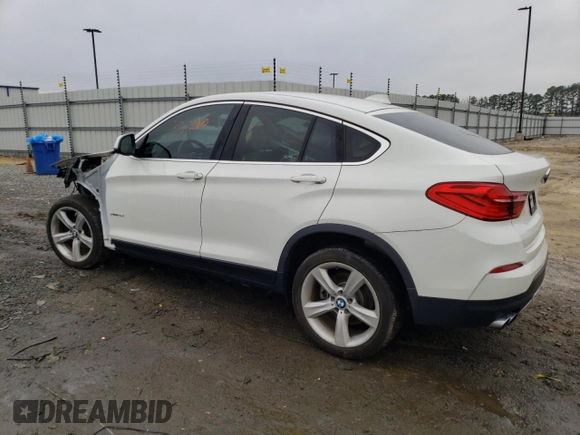 2016 BMW X4 xDrive28i with VIN 5UXXW3C54G0M89968, listed as a Copart auction lot 38269113 with 33,290 mi miles. Bid and sale history available at carsss.com. Image 2.