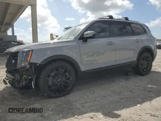 2022 Kia Telluride SX with VIN 5XYP5DHC4NG297894, listed as a Copart auction lot 51652305 with 36,308 mi miles and Salvage Title. Bid and sale history available at carsss.com. Image 1.
