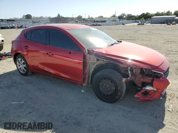 2014 Mazda 3 i Sport with VIN 3MZBM1K71EM113048, listed as a Copart auction lot 56473445 with 77,258 mi miles and Salvage title. Bid and sale history available at DreamBid. Image 4.