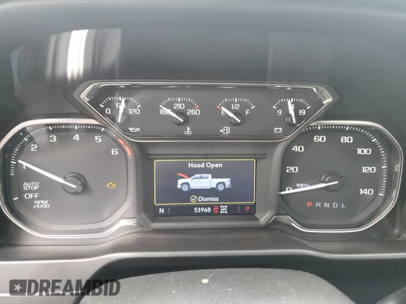 2019 GMC Sierra 1500 SLE z VIN 1GTR9BED3KZ210093, wystawiony jako Copart lot #57950595 z przebiegiem 53 968 mil mil oraz Szkoda całkowita • Salvage title. Historia ofert i sprzedaży dostępna na DreamBid. Obrazek 9.