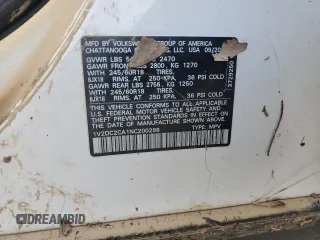 2022 Volkswagen Atlas SE with VIN 1V2DC2CA1NC200298, listed as a Copart auction lot 53239565 with 56,192 mi miles and Salvage title. Bid and sale history available at DreamBid. Image 15.