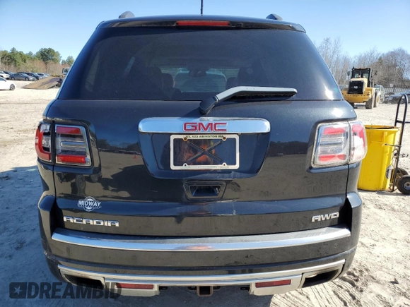2013 GMC Acadia Denali with VIN 1GKKVTKD7DJ150929, listed as a Copart auction lot 51985285 with 0 mi miles and Clean Title. Bid and sale history available at carsss.com. Image 6.