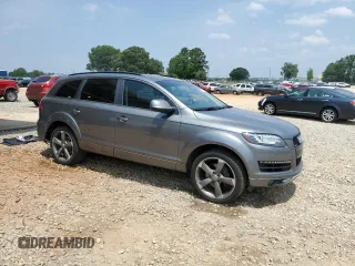 2015 Audi Q7 Premium Plus with VIN WA1LGAFE8FD006318, listed as a Copart auction lot 59210825 with 91,891 mi miles and Salvage title. Bid and sale history available at DreamBid. Image 4.