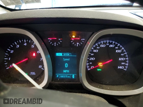 2016 Chevrolet Equinox LS with VIN 2GNFLEEKXG6171517, listed as a Copart auction lot 55451865 with 186,375 mi miles and Clean Title. Bid and sale history available at DreamBid. Image 9.