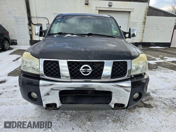 2005 Nissan Titan LE with VIN 1N6AA07B85N550031, listed as a Copart auction lot 43530985 with 165,496 mi miles and Clean Title. Bid and sale history available at carsss.com. Image 9.