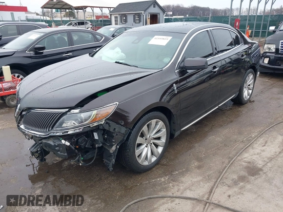 2014 Lincoln MKS with VIN 1LNHL9EK7EG609329, listed as a IAAI auction lot 41555819 with 89,849 mi miles. Bid and sale history available at carsss.com. Image 17.