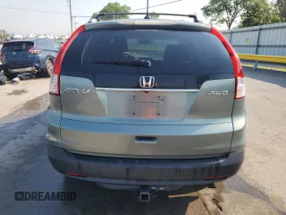 2012 Honda CR-V EX-L with VIN 2HKRM4H78CH612331, listed as a Copart auction lot 62383725 with 208,658 mi miles and Salvage title. Bid and sale history available at DreamBid. Image 6.