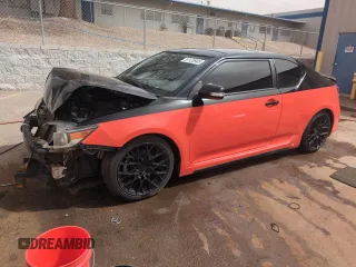 2015 Scion tC with VIN JTKJF5C77FJ008164, listed as a Copart auction lot 51123945 with 190,148 mi miles and Salvage Title. Bid and sale history available at carsss.com. Image 1.
