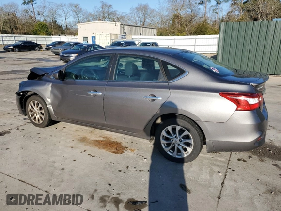 2019 Nissan Sentra S with VIN 3N1AB7APXKY260422, listed as a Copart auction lot 48356345 with 93,039 mi miles and Salvage Title. Bid and sale history available at carsss.com. Image 2.
