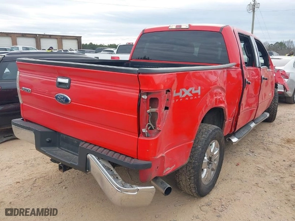 2013 Ford F-150 XL with VIN 1FTFW1ET4DKF77108, listed as a IAAI auction lot 41331016 with 201,197 mi miles. Bid and sale history available at carsss.com. Image 4.