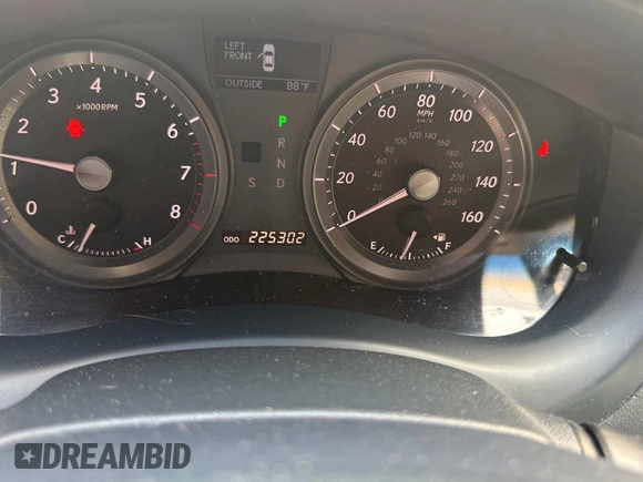 2007 Lexus ES 330 with VIN JTHBJ46G872128159, listed as a Copart auction lot 45378235 with 225,302 mi miles and Clean Title. Bid and sale history available at DreamBid. Image 8.
