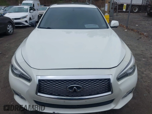 2016 Infiniti Q50 3.0t Premium with VIN JN1EV7AR4GM341324, listed as a IAAI auction lot 42093328 with 95,942 mi miles. Bid and sale history available at carsss.com. Image 12.