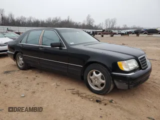 1998 Mercedes-Benz S-Class with VIN WDBGA43G8WA395509, listed as a Copart auction lot 44140625 with 0 mi miles and Clean Title. Bid and sale history available at carsss.com. Image 4.