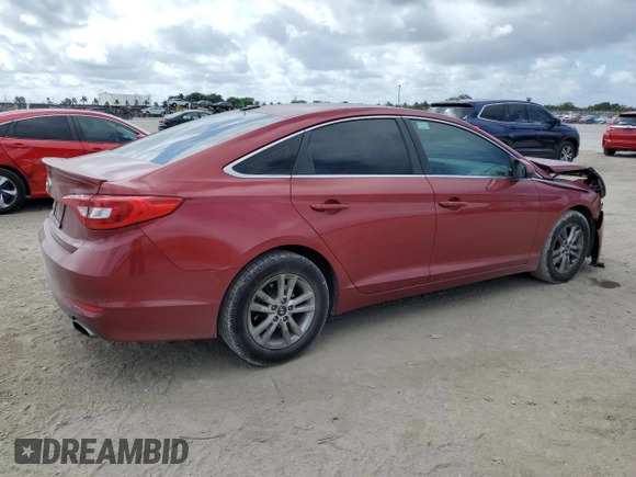 2016 Hyundai Sonata SE z VIN 5NPE24AF3GH307704, wystawiony jako Copart lot #45120925 z przebiegiem 126 347 mil mil oraz Szkoda całkowita • Salvage title. Historia ofert i sprzedaży dostępna na DreamBid. Obrazek 3.