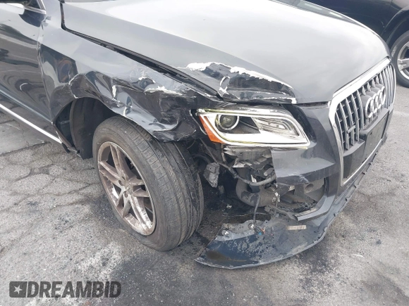 2017 Audi Q5 Premium Plus with VIN WA1L2AFP3HA002472, listed as a IAAI auction lot 42543924 with 114,098 mi miles and . Bid and sale history available at DreamBid. Image 6.