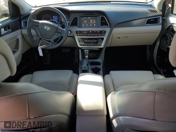 2017 Hyundai Sonata Sport with VIN 5NPE34AF5HH523696, listed as a Copart auction lot 42559145 with 96,839 mi miles and Salvage Title. Bid and sale history available at carsss.com. Image 8.