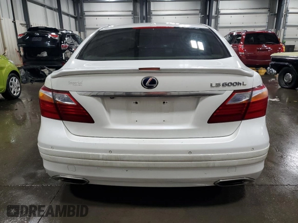 2012 Lexus LS with VIN JTHDU1EF3C5015073, listed as a Copart auction lot 76072614 with 94,363 mi miles and Salvage title. Bid and sale history available at DreamBid. Image 6.
