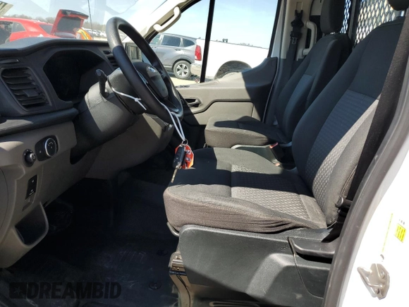 2023 Ford Transit Cargo with VIN 1FTBR1Y81PKA77568, listed as a Copart auction lot 45700865 with Not Provided miles and Salvage Title. Bid and sale history available at DreamBid. Image 7.