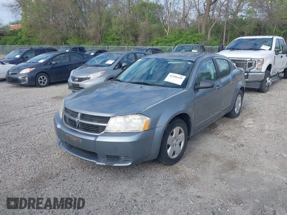 2010 Dodge Avenger SXT with VIN 1B3CC4FB3AN191486, listed as a IAAI auction lot 42106448 with 209,417 mi miles. Bid and sale history available at carsss.com. Image 2.