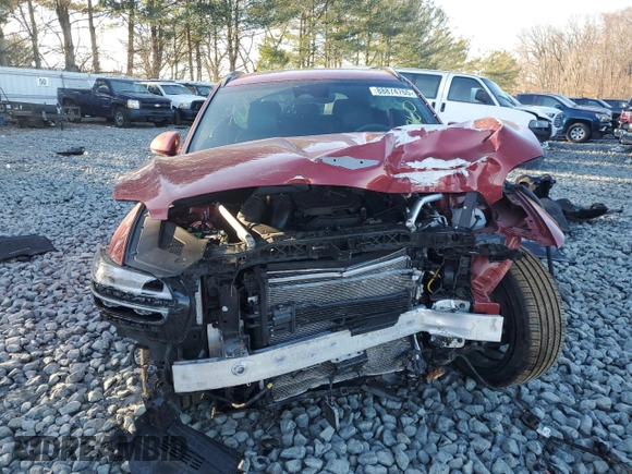 2022 Genesis GV70 Sport with VIN KMUMCDTC6NU022071, listed as a Copart auction lot 88874765 with 57,204 mi miles and Salvage title. Bid and sale history available at DreamBid. Image 5.