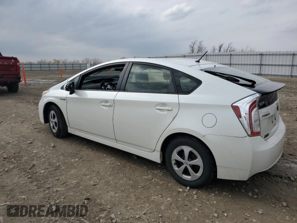 2015 Toyota Prius Four with VIN JTDKN3DU5F0452558, listed as a Copart auction lot 54937175 with Not Provided miles and Non Repairable. Bid and sale history available at DreamBid. Image 2.