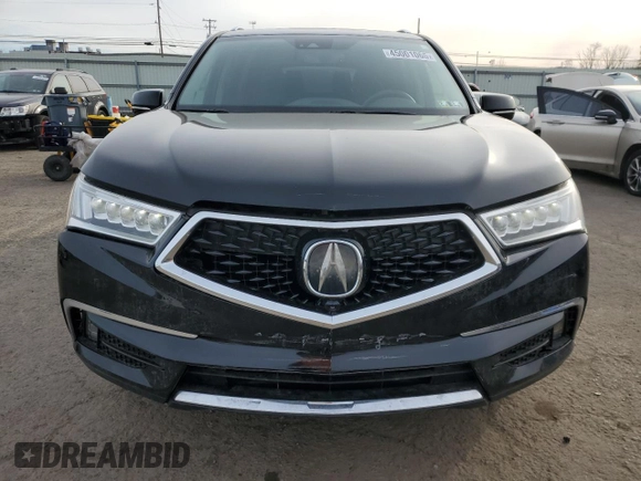 2017 Acura MDX w/Advance Pkg with VIN 5FRYD4H81HB001548, listed as a Copart auction lot 45001065 with 65,888 mi miles and Salvage Title. Bid and sale history available at carsss.com. Image 5.