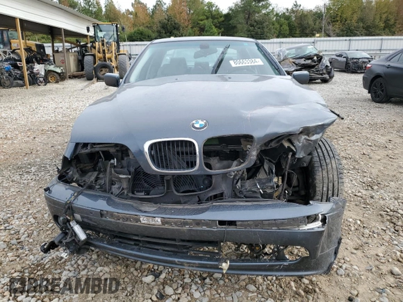 2001 BMW 5 Series 530iA with VIN WBADT63441CF04898, listed as a Copart auction lot 80663384 with 0 mi miles and Salvage Title. Bid and sale history available at carsss.com. Image 5.