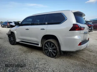 2018 Lexus LX with VIN JTJHY7AX6J4279154, listed as a Copart auction lot 87444804 with 96,716 mi miles and Non Repairable. Bid and sale history available at carsss.com. Image 2.