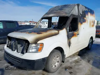2013 Nissan NV S with VIN 1N6AF0LX9DN104794, listed as a IAAI auction lot 41892562 with 1 mi miles. Bid and sale history available at carsss.com. Image 2.