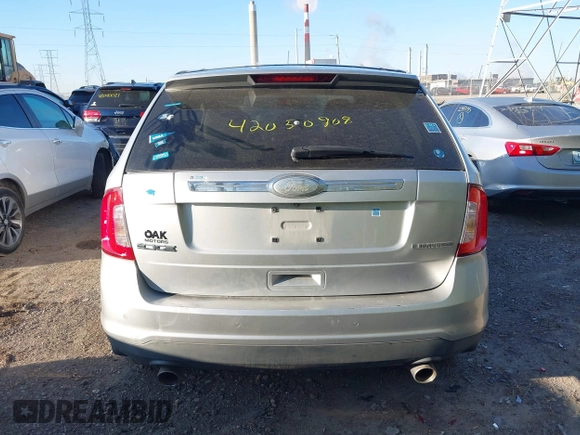 2011 Ford Edge Limited with VIN 2FMDK3KC4BBB31398, listed as a IAAI auction lot 42050908 with 148,521 mi miles and . Bid and sale history available at DreamBid. Image 16.