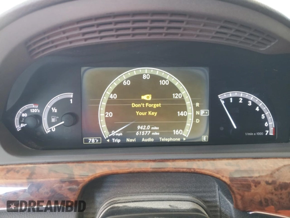 2013 Mercedes-Benz S 550 with VIN WDDNG7DB3DA537070, listed as a Copart auction lot 54398295 with 61,577 mi miles and Salvage Title. Bid and sale history available at carsss.com. Image 9.