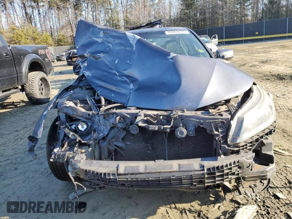 2013 Honda Accord Sdn EX-L with VIN 1HGCR2F82DA219684, listed as a Copart auction lot 42462435 with 119,749 mi miles and Salvage Title. Bid and sale history available at carsss.com. Image 5.