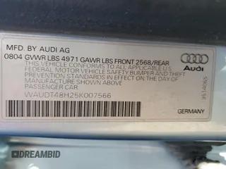2005 Audi A4 3.0L with VIN WAUDT48H25K007566, listed as a Copart auction lot 78208114 with 110,422 mi miles and Salvage Title. Bid and sale history available at carsss.com. Image 14.