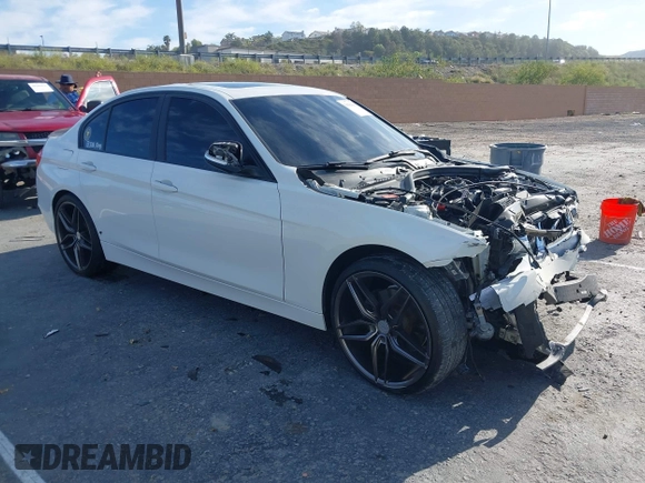 2014 BMW 3 Series 328i with VIN WBA3C1C59EK114251, listed as a IAAI auction lot 41636531 with 1 mi miles. Bid and sale history available at carsss.com. Image 1.