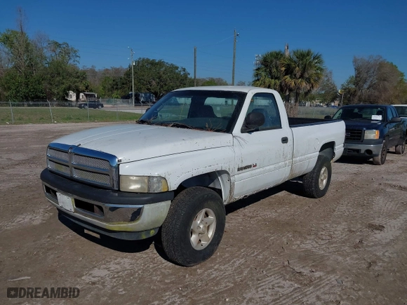 1998 Dodge Ram 1500 with VIN 1B7HF16Y3WS583651, listed as a IAAI auction lot 41638592 with 83,204 mi miles. Bid and sale history available at carsss.com. Image 2.