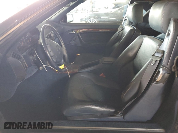 1998 Mercedes-Benz SL-Class with VIN WDBFA67F9WF161441, listed as a Copart auction lot 65966494 with 167,996 mi miles and Clean Title. Bid and sale history available at carsss.com. Image 7.