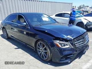 2020 Mercedes-Benz S 560 with VIN W1KUG8DB4LA558901, listed as a IAAI auction lot 42702976 with 57,141 mi miles and . Bid and sale history available at DreamBid. Image 1.