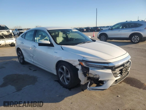 2019 Honda Insight EX with VIN 19XZE4F55KE028941, listed as a Copart auction lot 86532064 with 143,856 mi miles and Salvage Title. Bid and sale history available at DreamBid. Image 4.