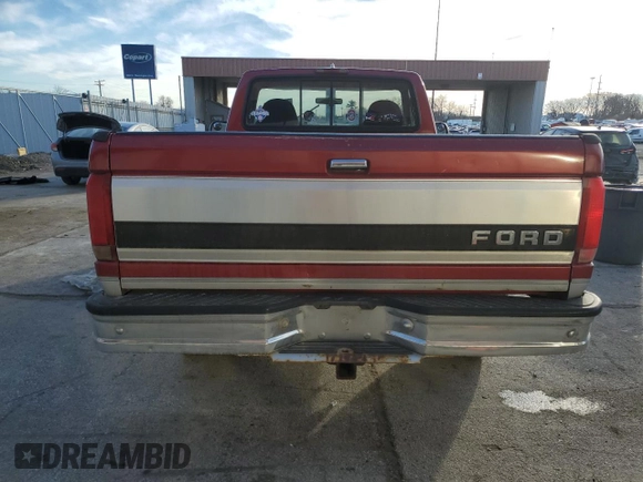 1996 Ford F-150 with VIN 1FTEF14N0TLB06564, listed as a Copart auction lot 42989175 with 185,893 mi miles and Salvage title. Bid and sale history available at DreamBid. Image 6.